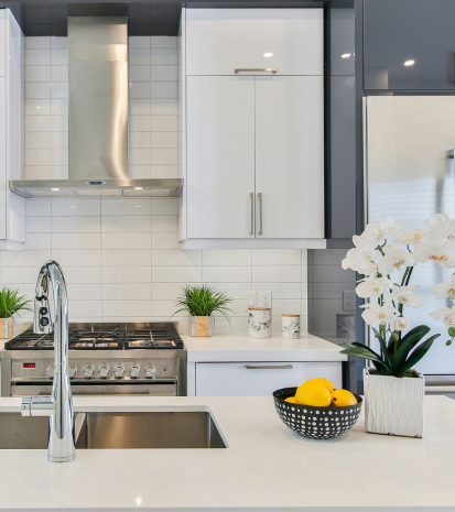 Sparkling clean kitchen after a Cara's Cleaning house cleaning in the Twin Cities